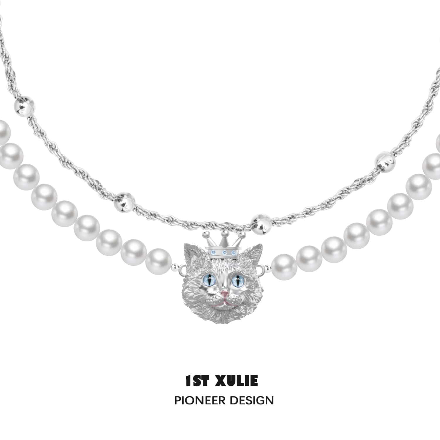 Cat Queen Pendant  Necklace