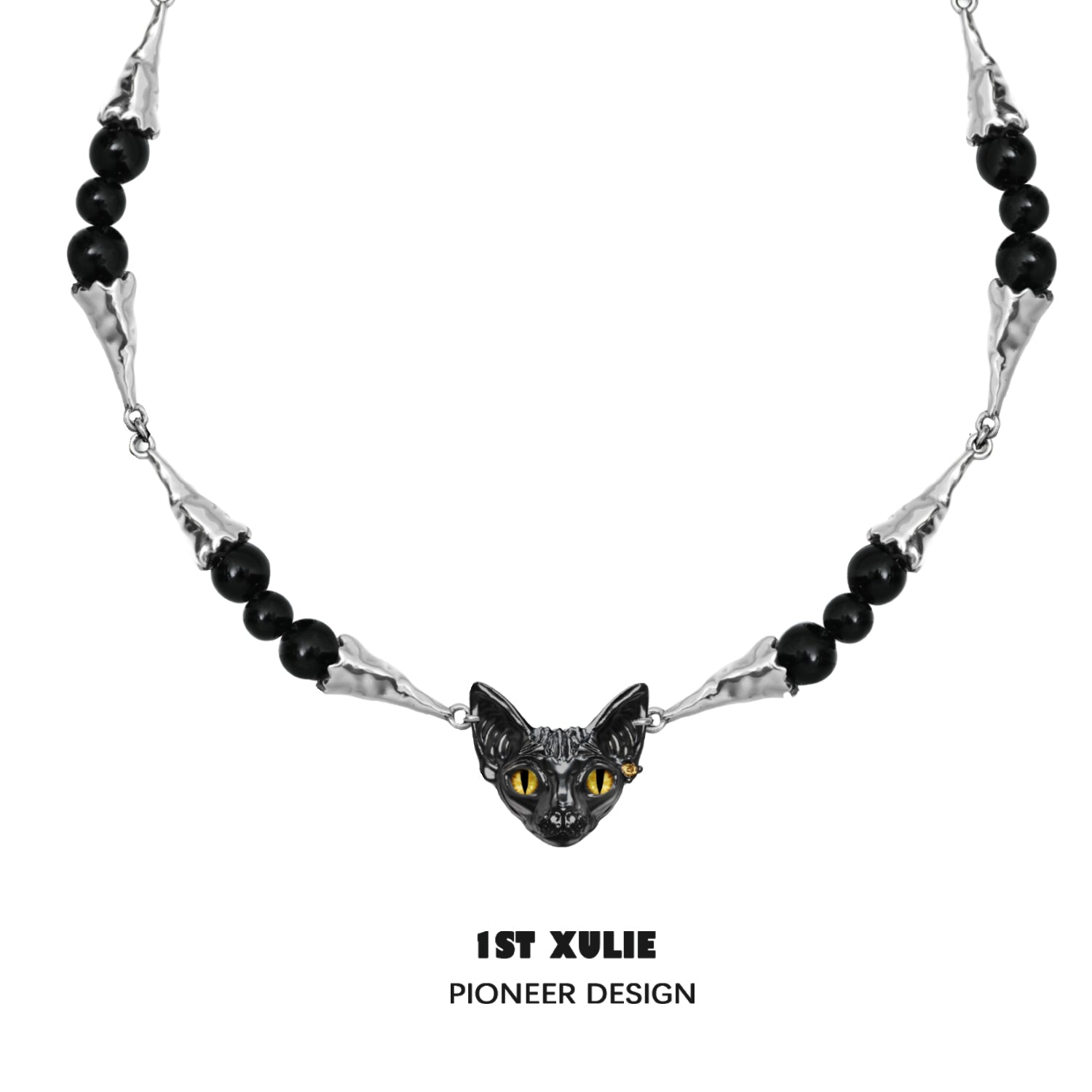 Cat's Gaze Dark Billows Necklace