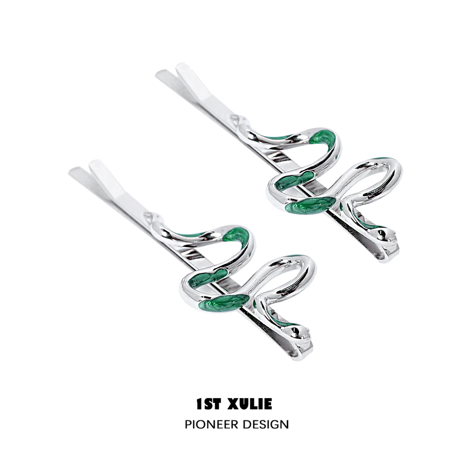 Slytherin House Platinum-plated Spirit Snake Hairpin