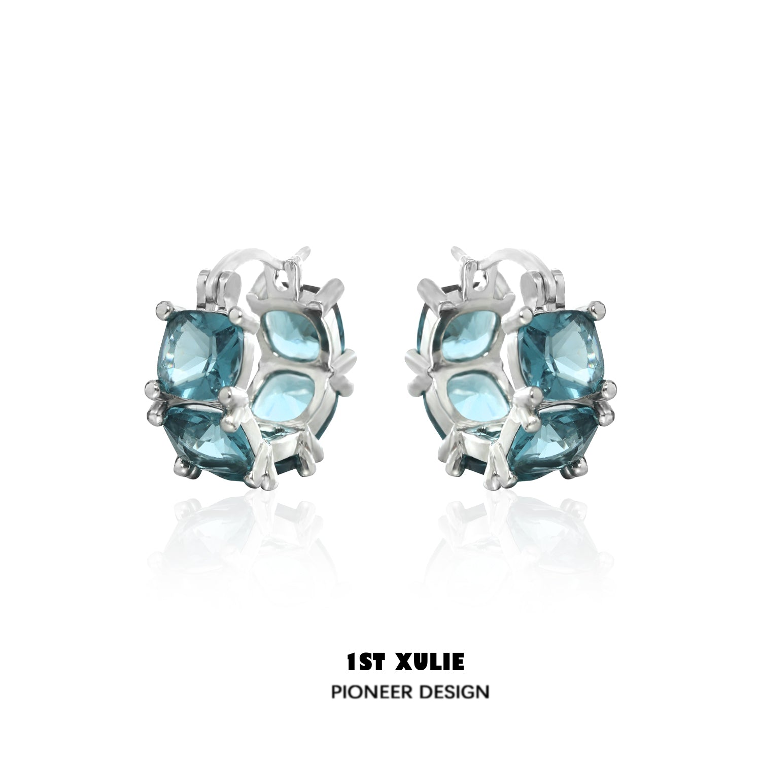 THE SEA  zircon Earrings