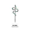 Slytherin House Platinum-plated Spirit Snake Hairpin