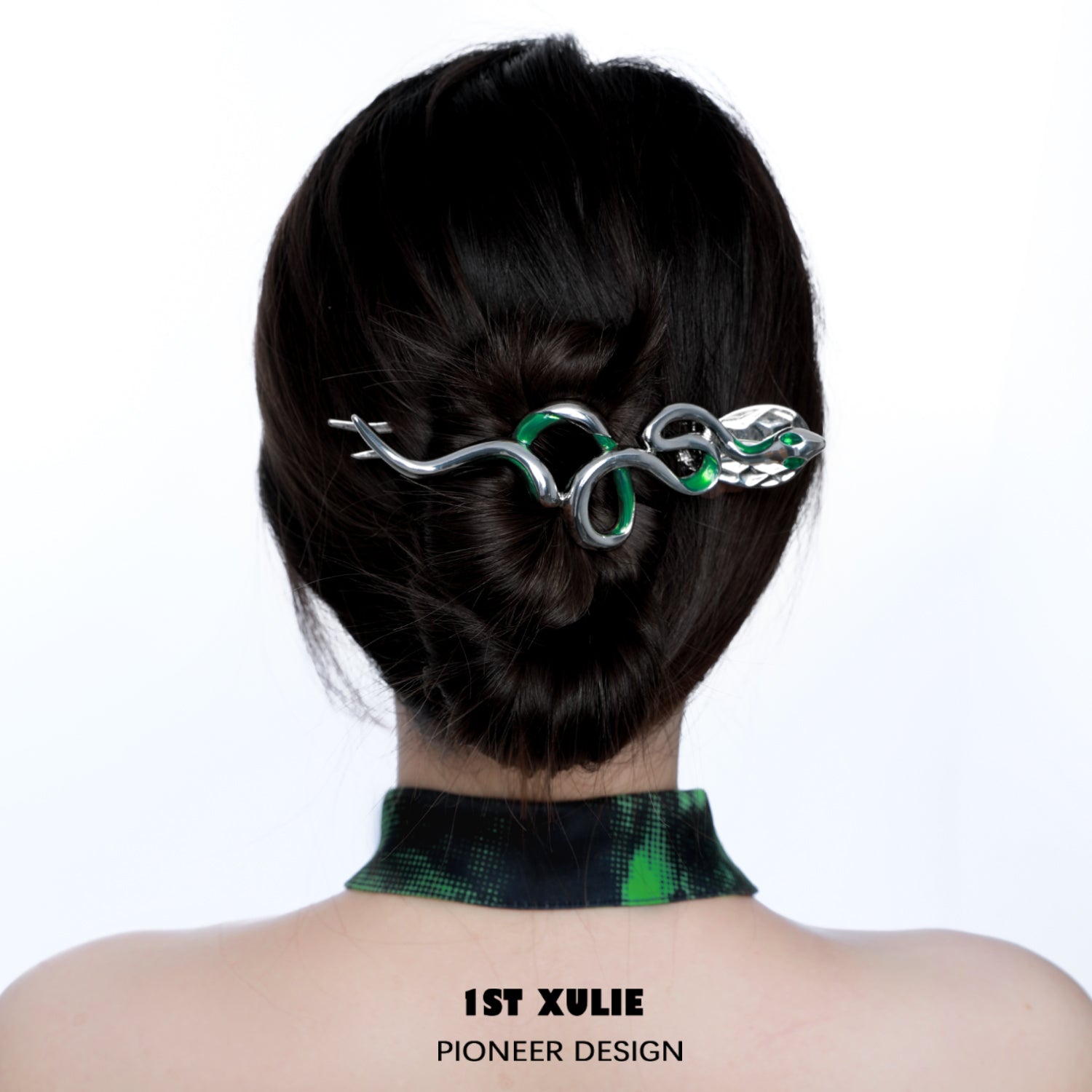 Slytherin House Giant Spirit Snake Hairpin