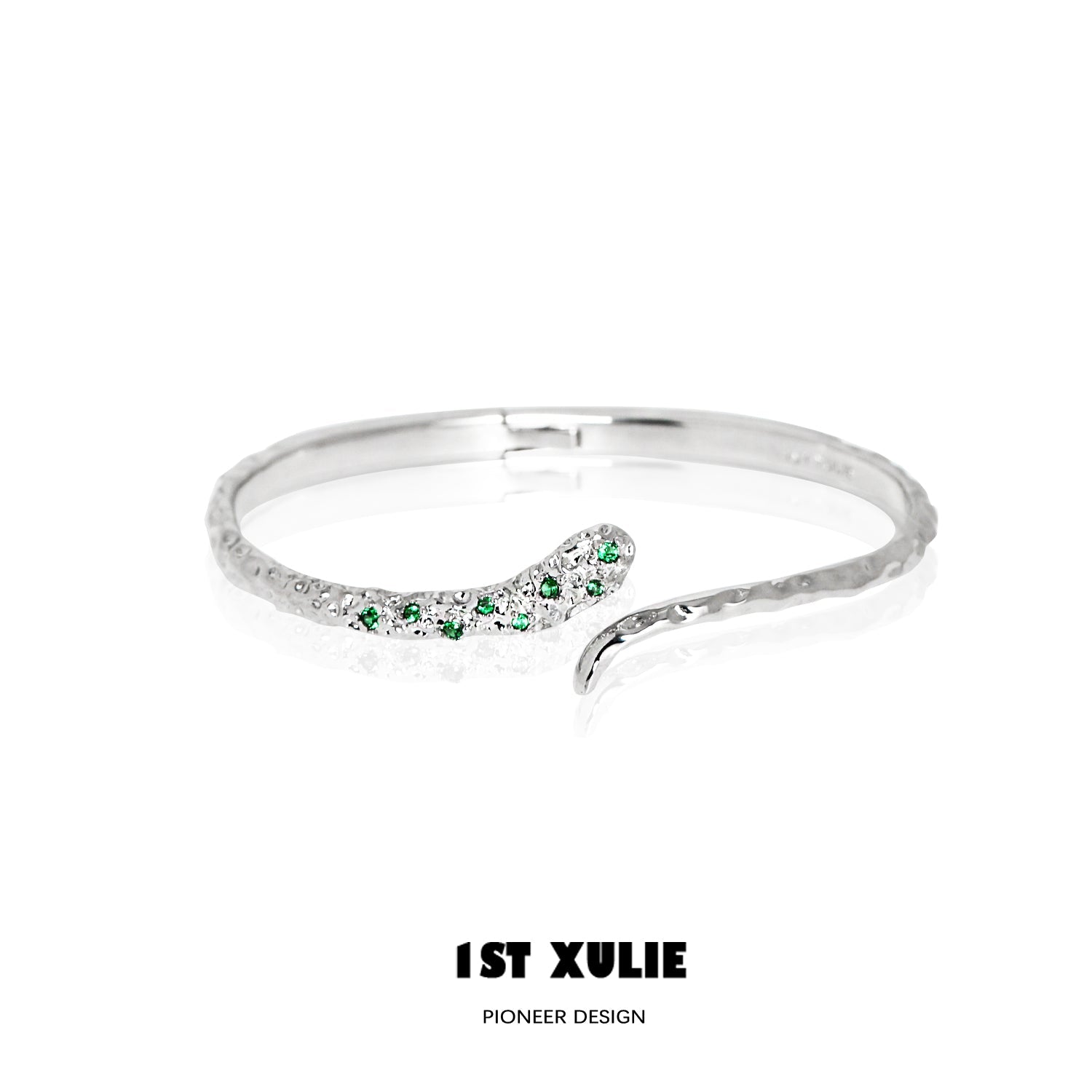 Slytherin House Platinum-plated Open Bracelet