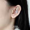 Shinning Platinum-plated £¦ Wool Needle Piercing Earring