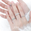 Shinning  Zircon Open-end Ring