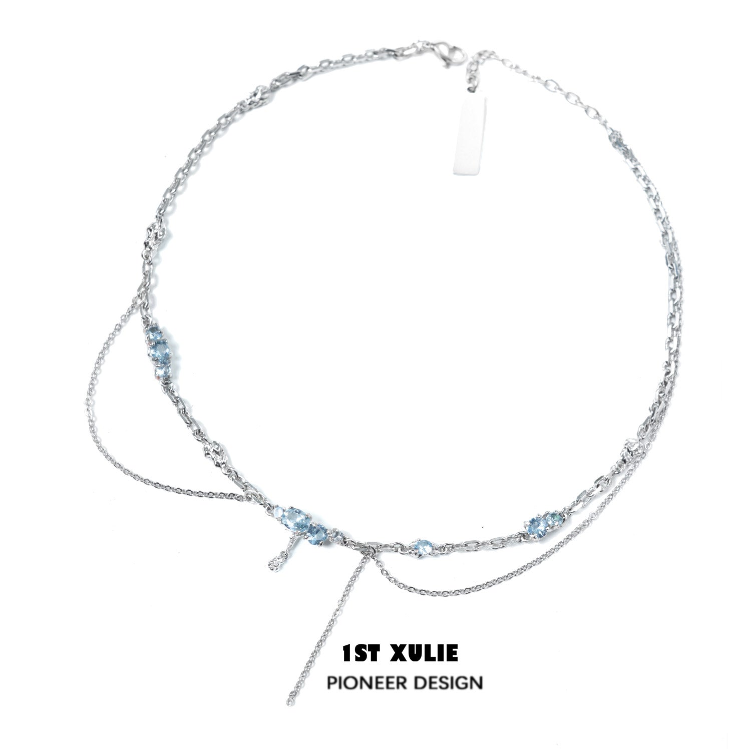 THE SEA zircon Necklace