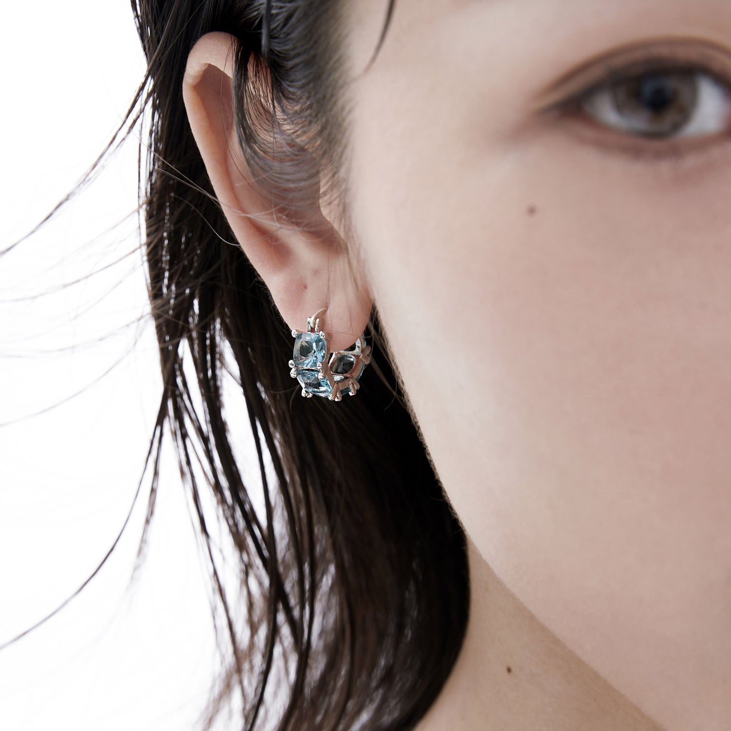 THE SEA  zircon Earrings