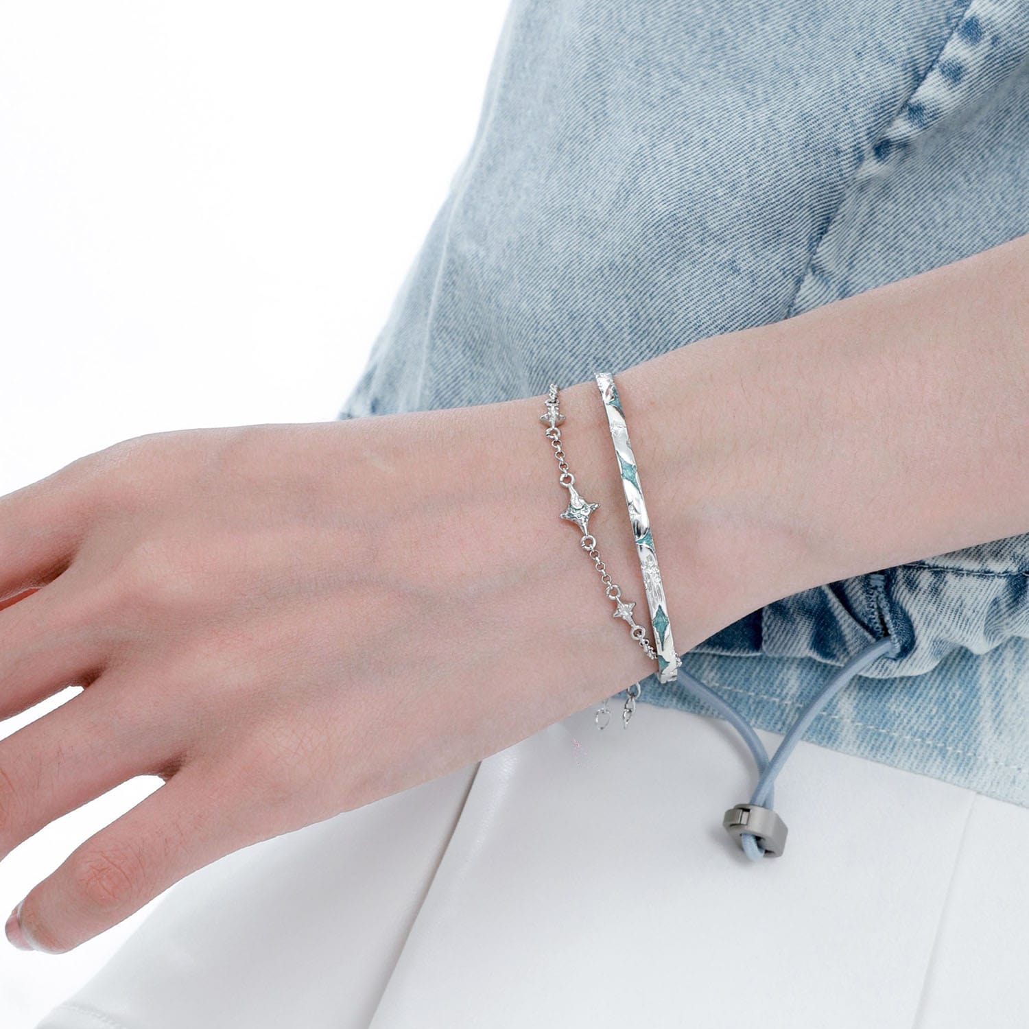 Starry Light  Pendant Detachable Bracelet