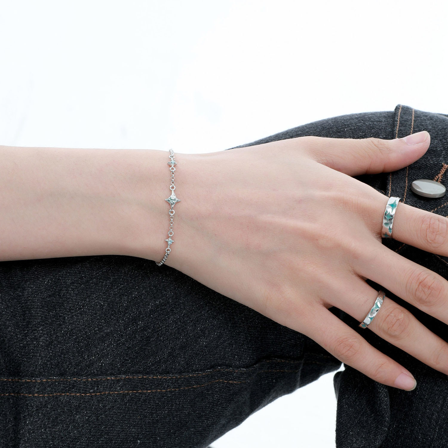 Starry Light  Pendant Detachable Bracelet