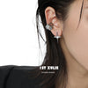 Star Trails Star 4-Pointed Cross Earrings