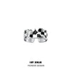 Checkerboard  Open Ring